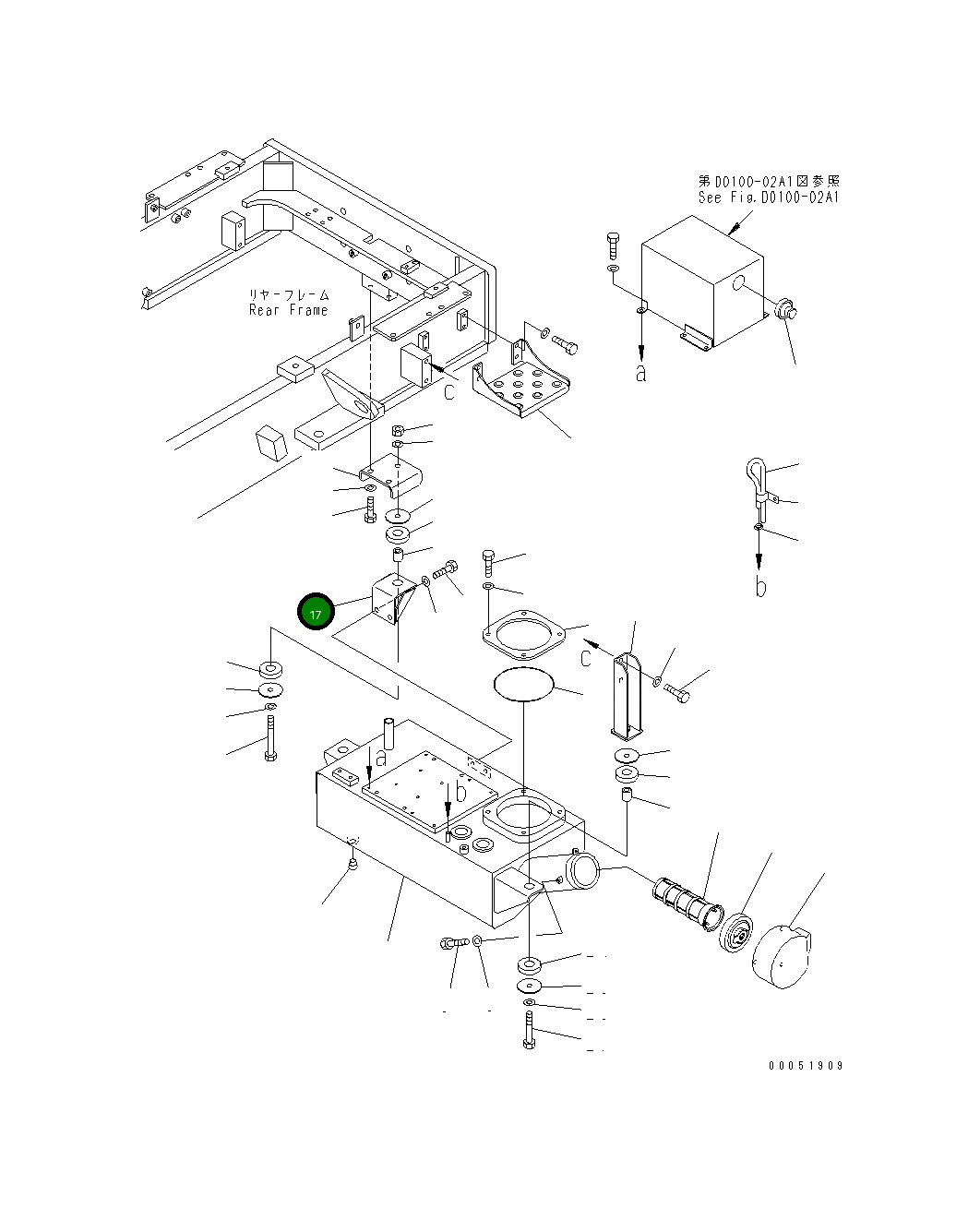 Кронштейн 23B-04-41250 Komatsu