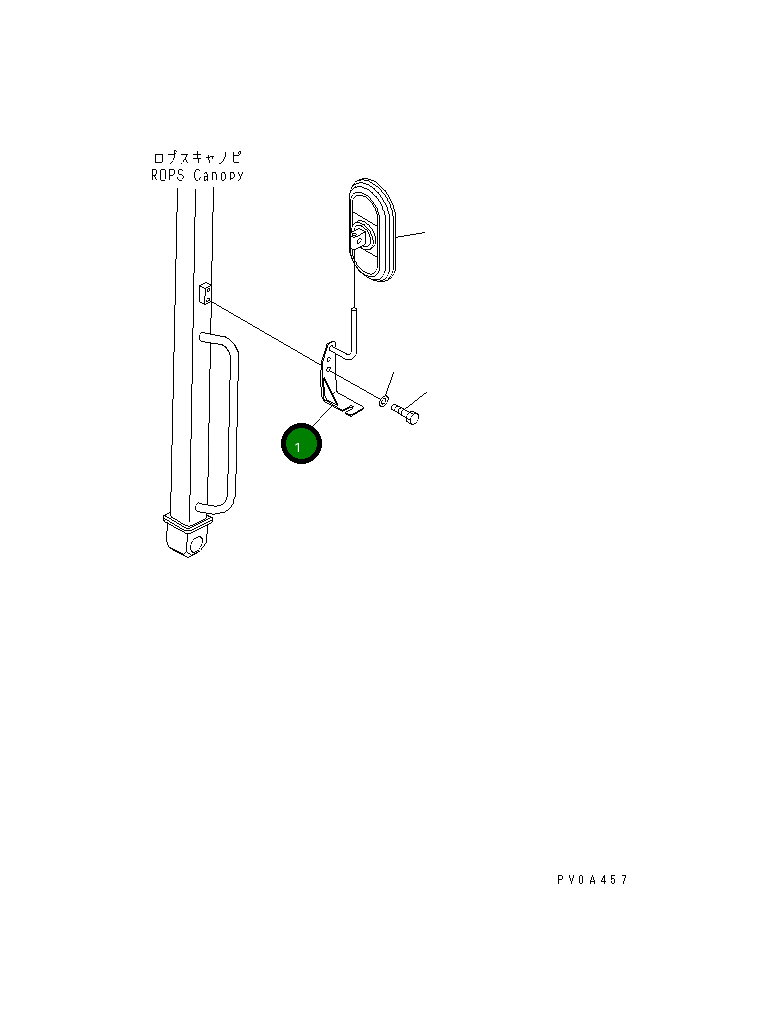 Кронштейн 13S-54-16360 Komatsu