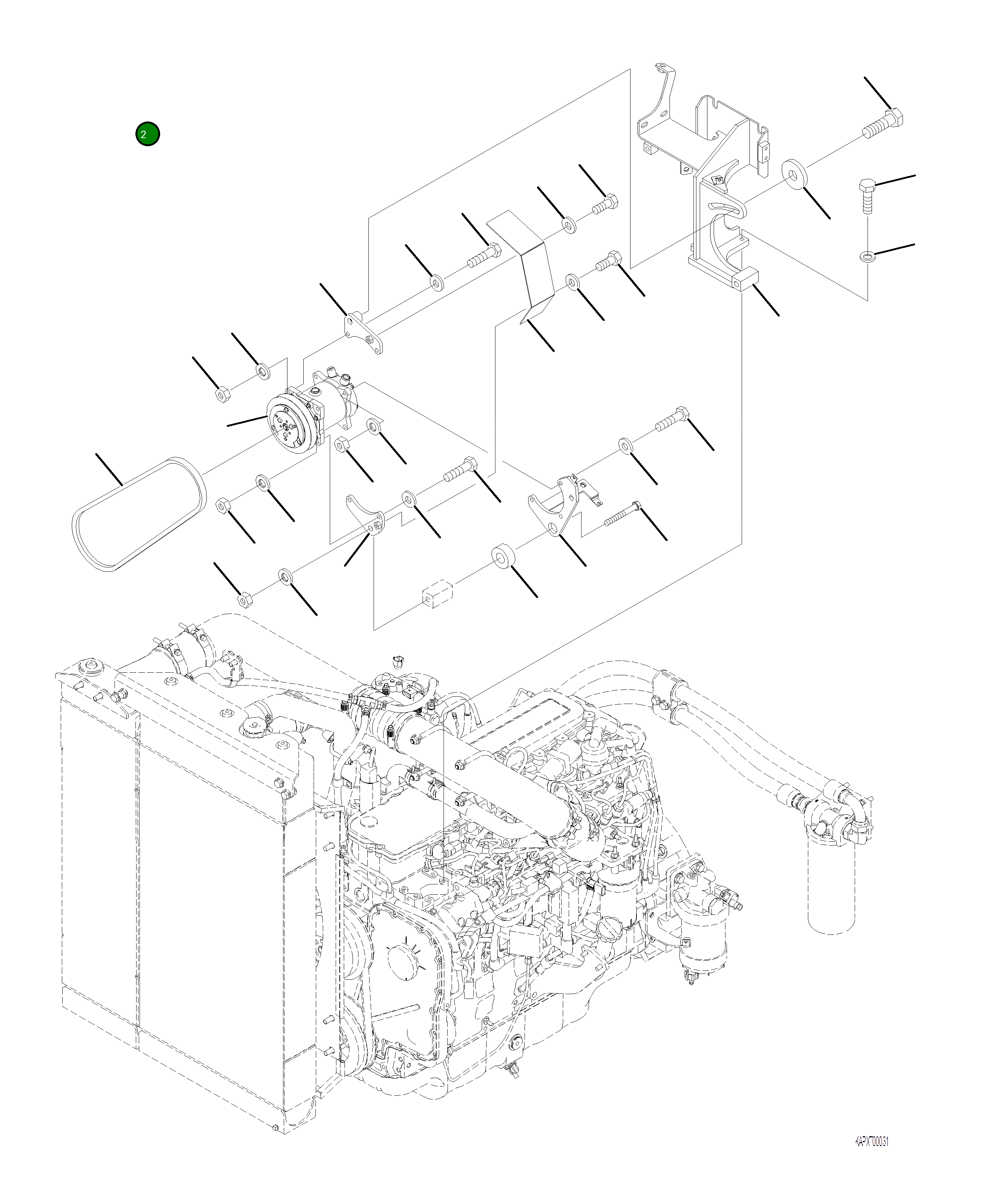 Кронштейн 4A1-979-2271 Komatsu