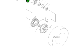 Палец 257-40-32310 Komatsu