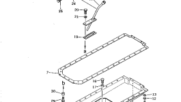 Кронштейн 6712-21-5410 Komatsu