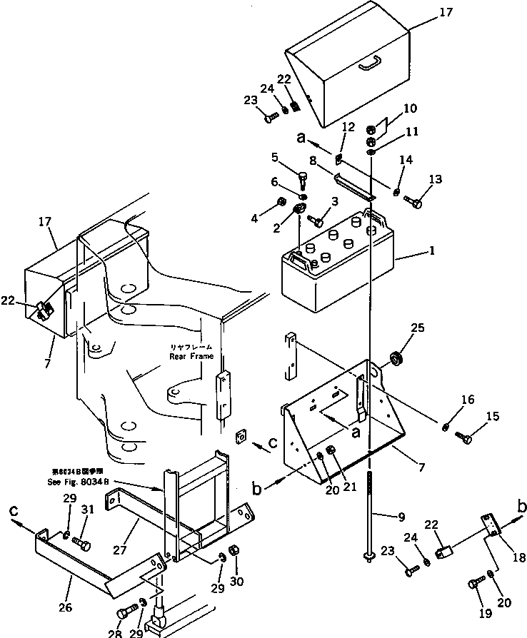 Опора 418-911-1820 Komatsu
