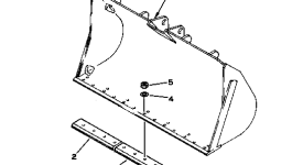 Кромка 385-10308461 Komatsu