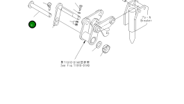 Палец 21U-70-33480 Komatsu