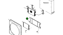 Кронштейн 426-03-21410 Komatsu