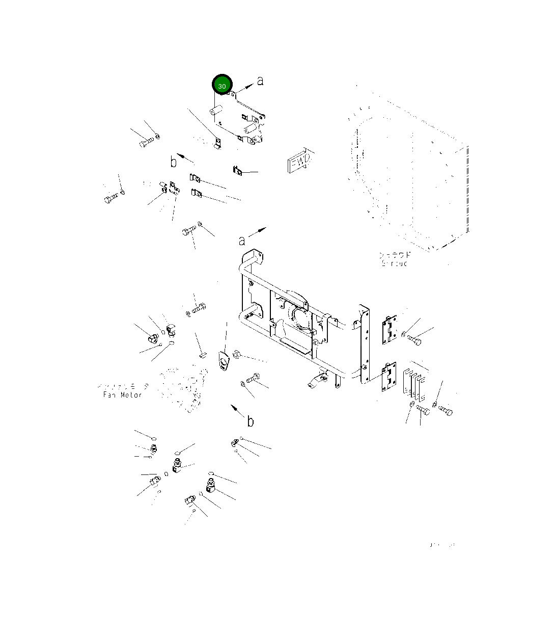 Кронштейн 419-03-52610 Komatsu