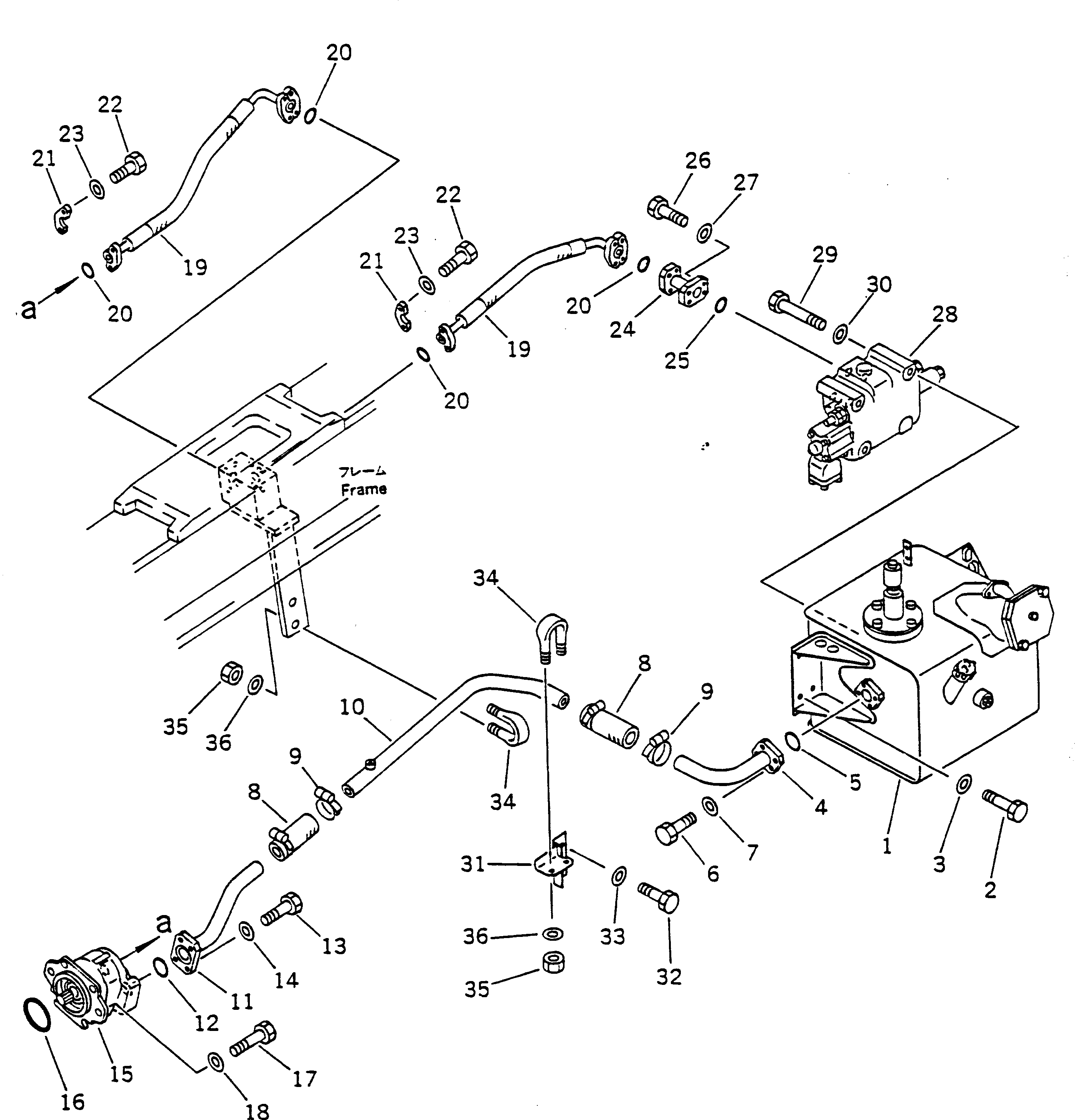 Кронштейн 567-61-61210 Komatsu