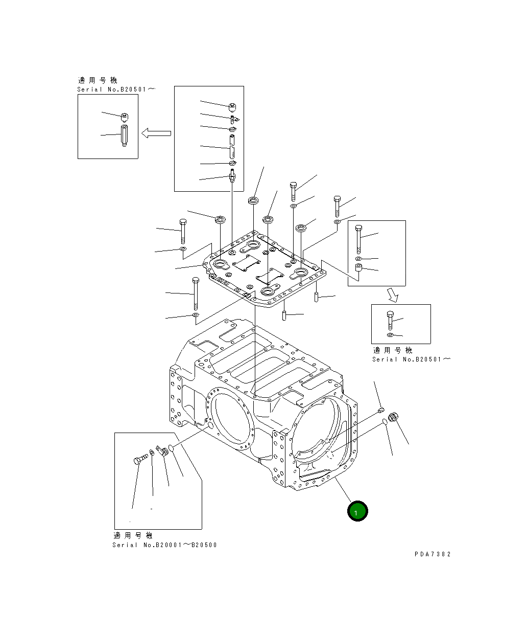 Корпус 124-22-55114 Komatsu