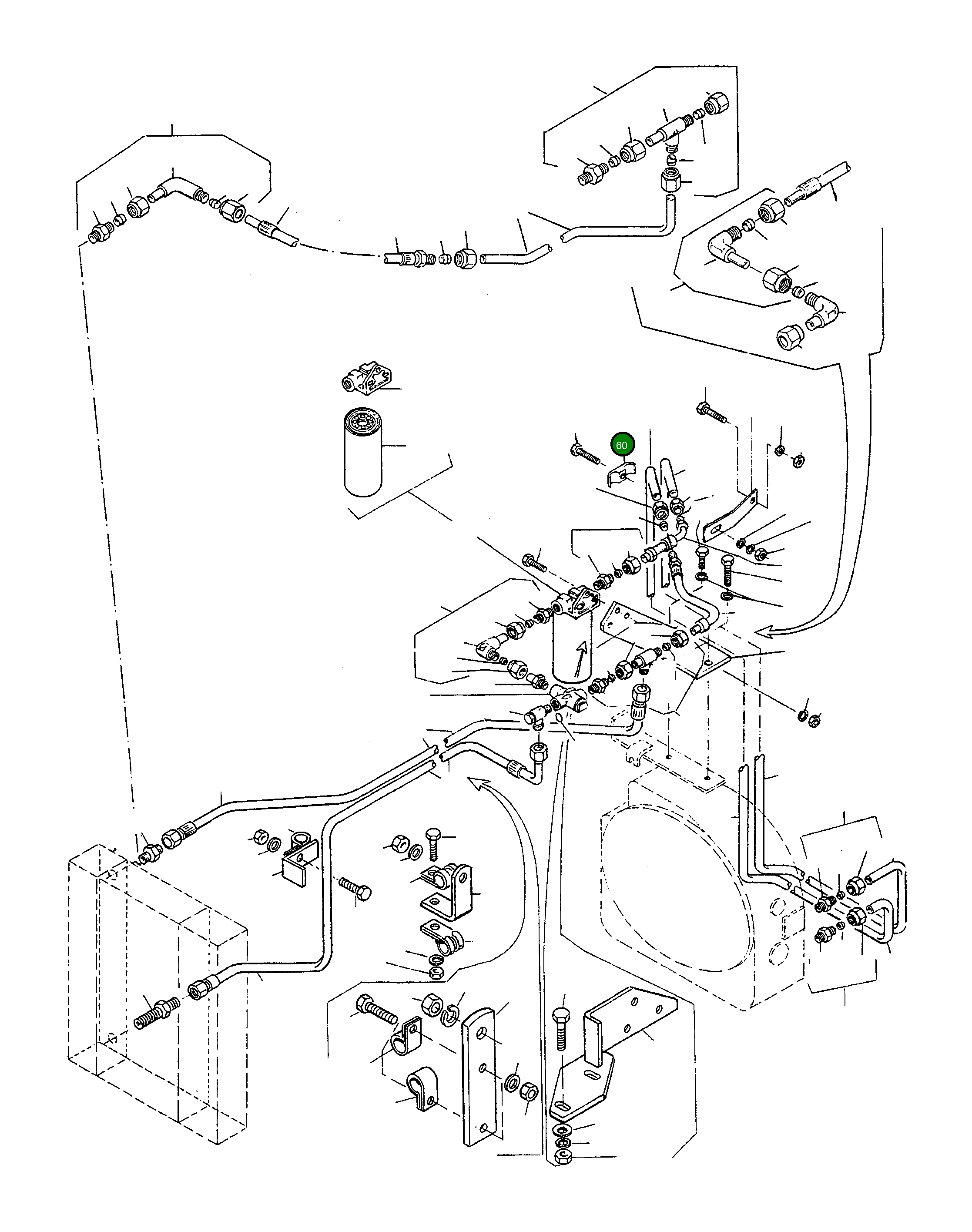 Клипса 2891965M1 Komatsu