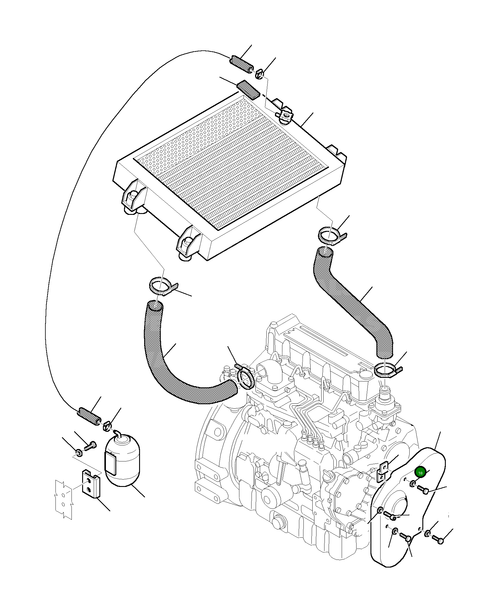 Опора 338807672 Komatsu