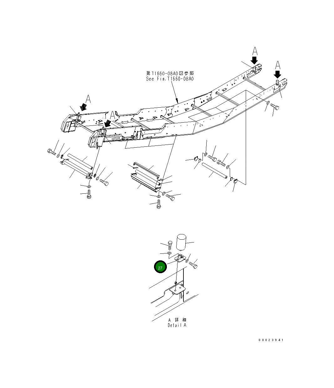 Кронштейн 8260-75-1680 Komatsu
