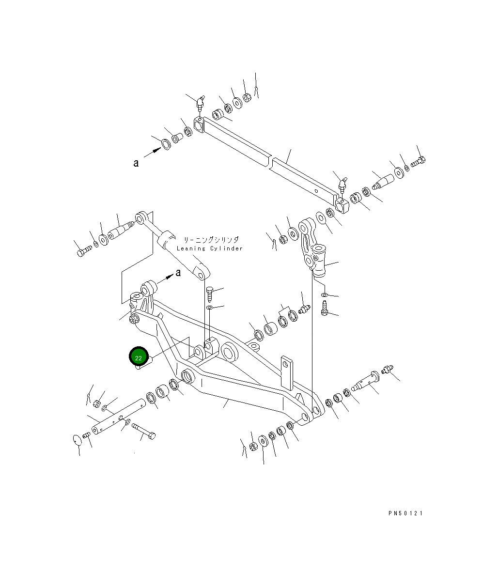 Палец 23D-27-11530 Komatsu