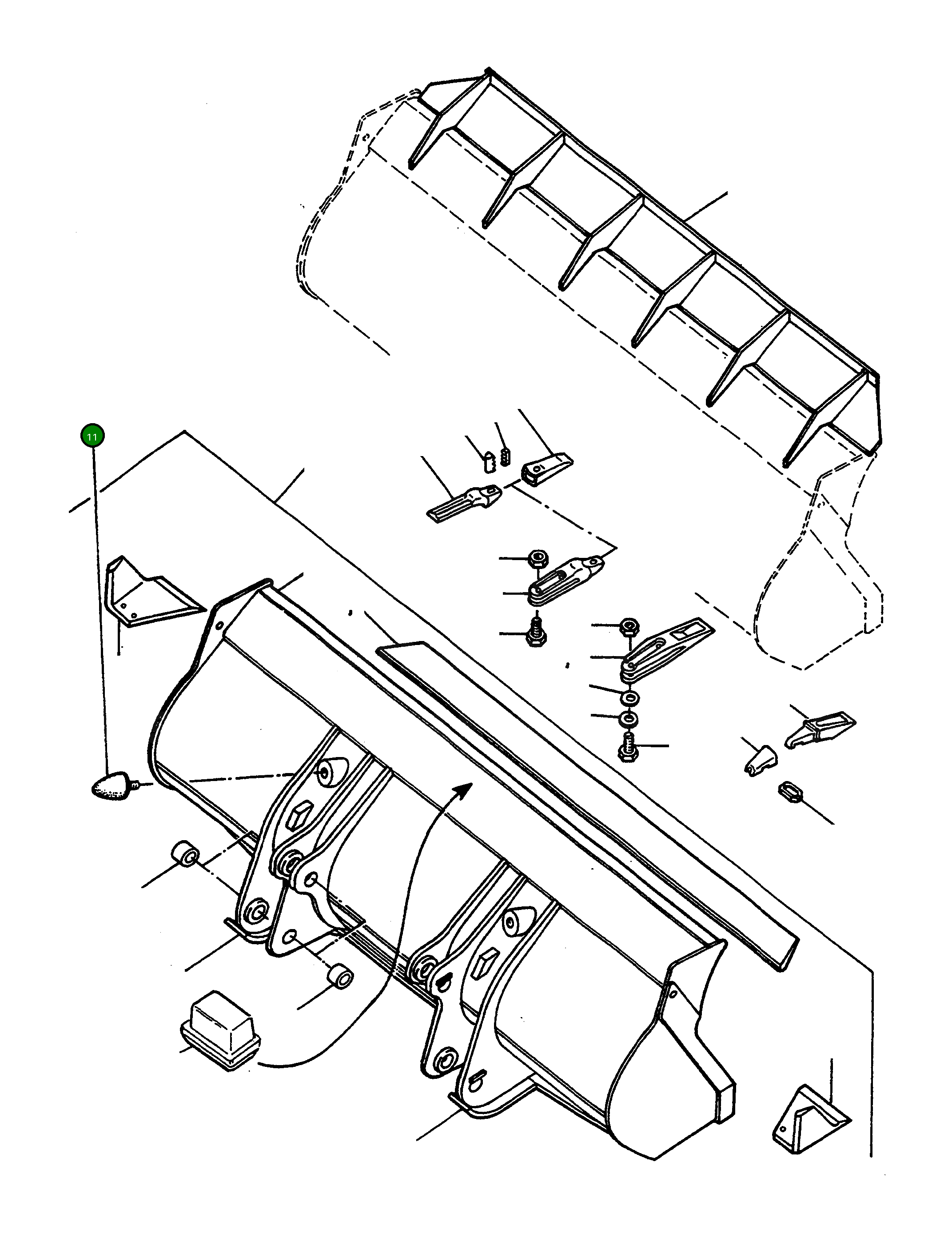 Ограничитель 2950088M1 Komatsu