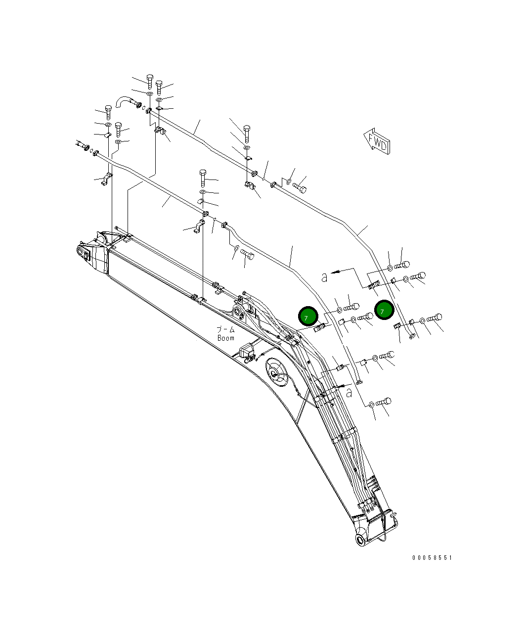 Кронштейн 21K-62-75850 Komatsu