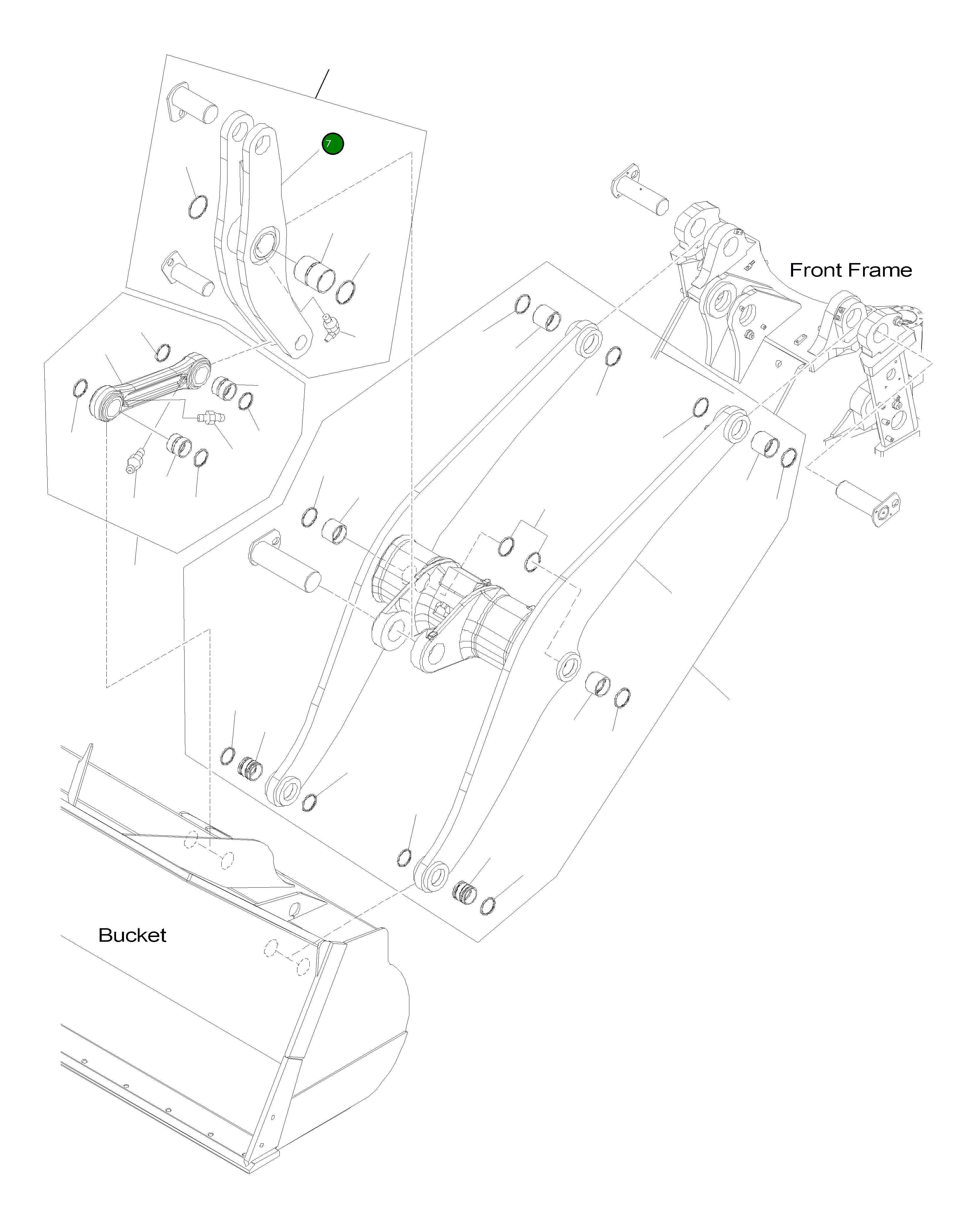 Коромысло 423-70-31211 Komatsu