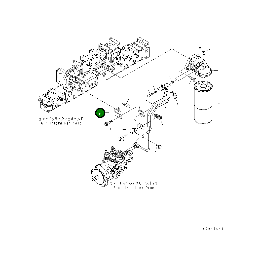Кронштейн 6251-71-6230 Komatsu