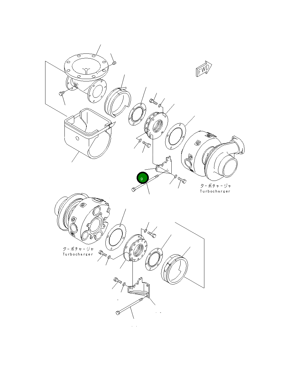 Кронштейн 6215-15-5810 Komatsu