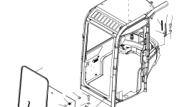 Кронштейн 22J-54-R7930 Komatsu