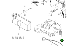 Лист 21W-54-43850 Komatsu
