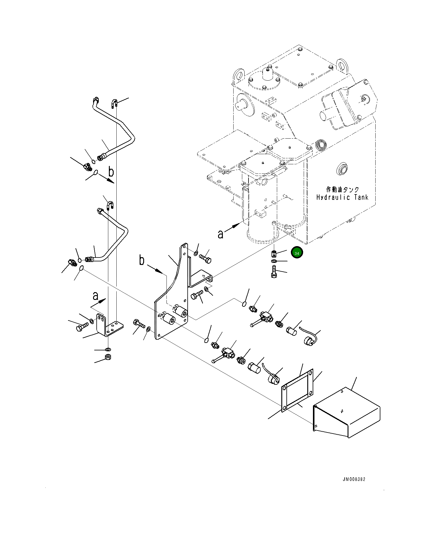 Кронштейн 561-87-8A270 Komatsu