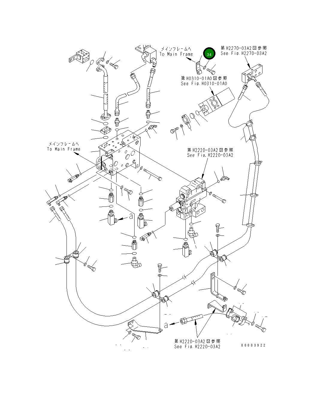 Кронштейн 198-61-51540 Komatsu