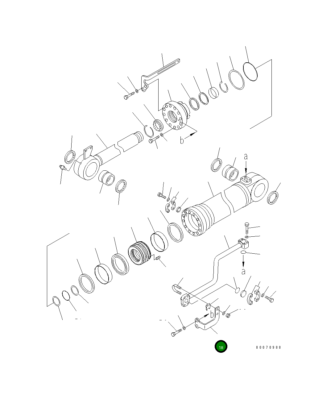 Кронштейн 707-88-50190 Komatsu