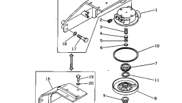 Кронштейн 6711-21-5881 Komatsu