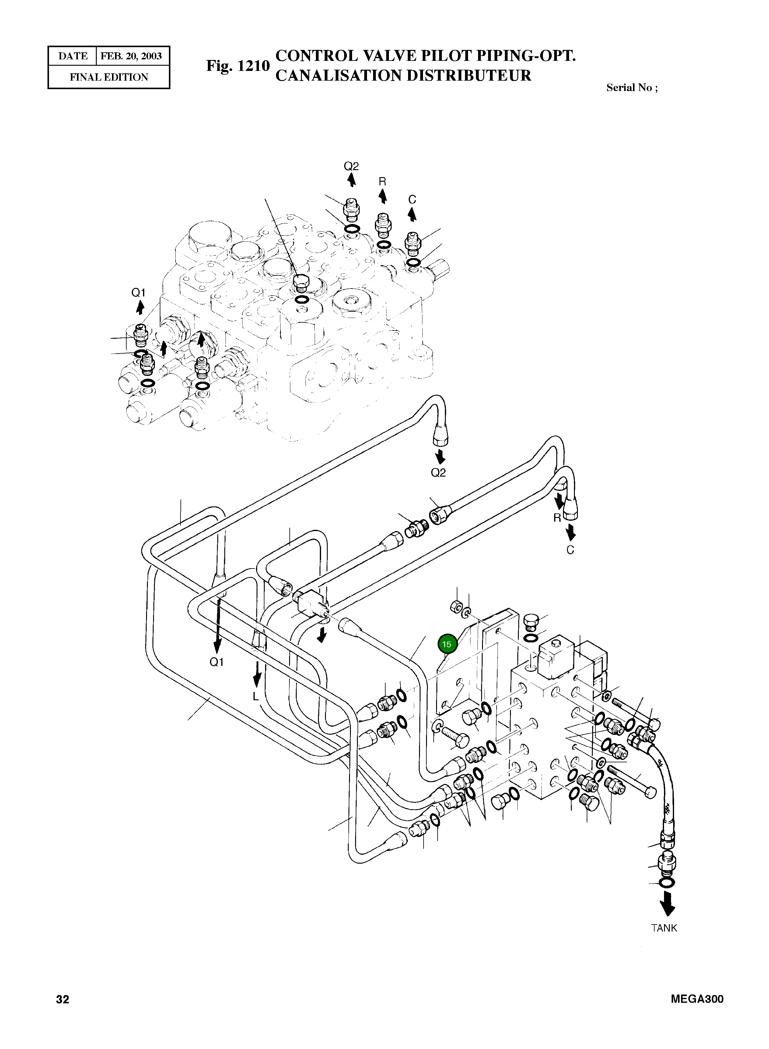 Кронштейн 4195-4527A Komatsu