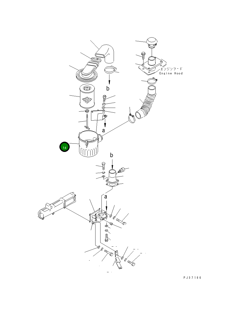 Корпус 6144-85-7310 Komatsu