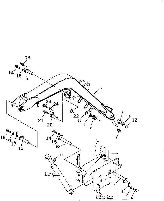 Палец 21U-70-21130 Komatsu