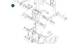 Палец 21N-70-33130 Komatsu