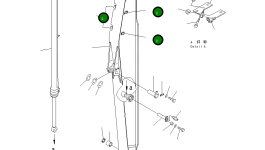 Кронштейн KVB5204230 Komatsu