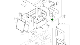 Кронштейн 5197-1187 Komatsu