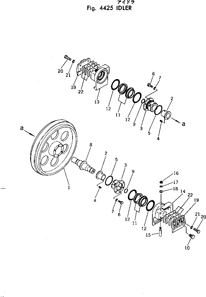 Направляющее колесо 113-30-33110 Komatsu