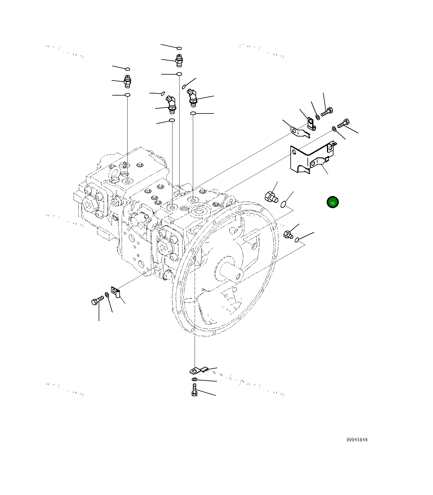 Кронштейн 20Y0641530 Komatsu