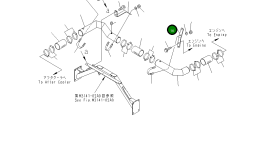 Кронштейн 569-02-82351 Komatsu