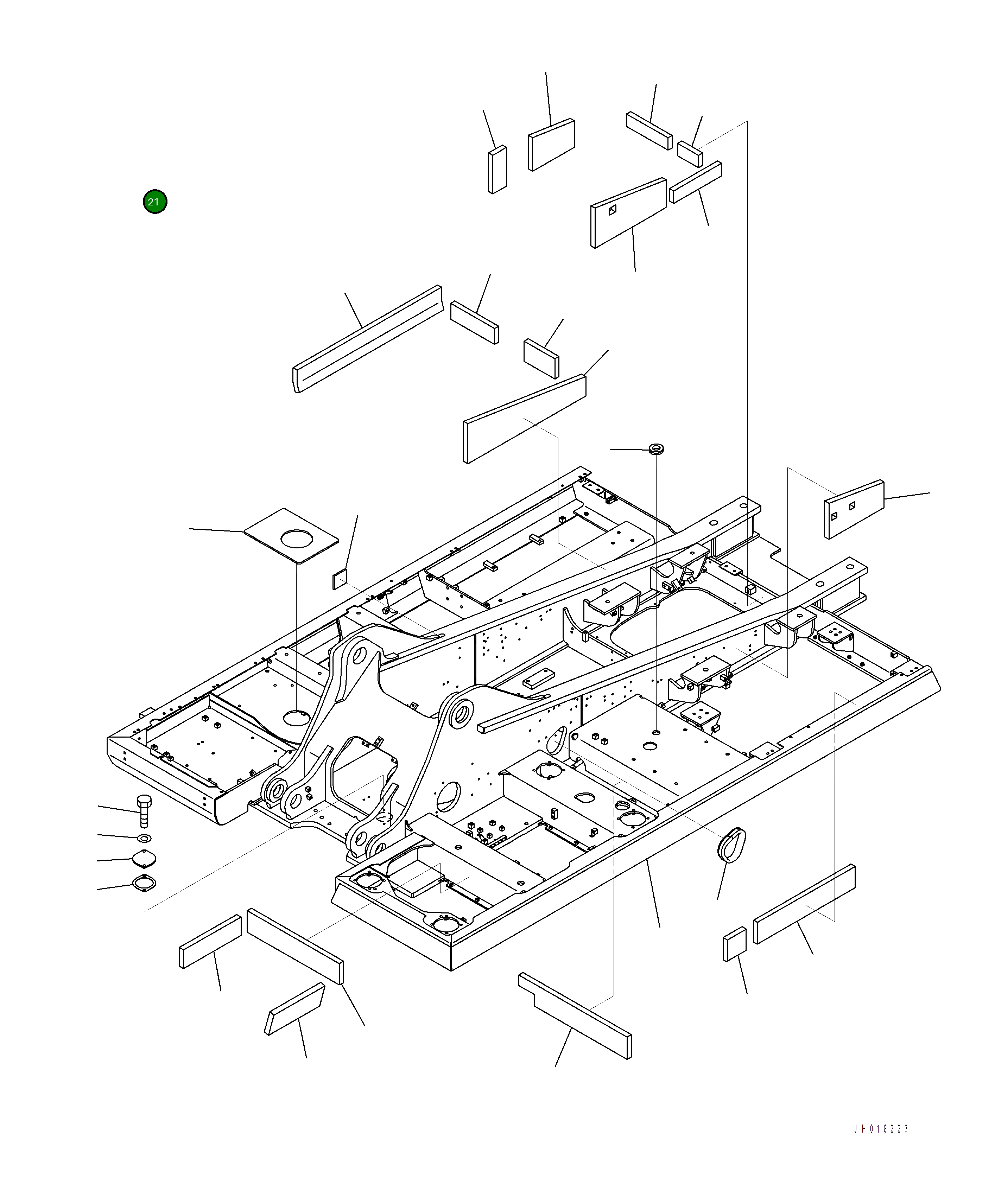 Лист 2A7-46-11780 Komatsu