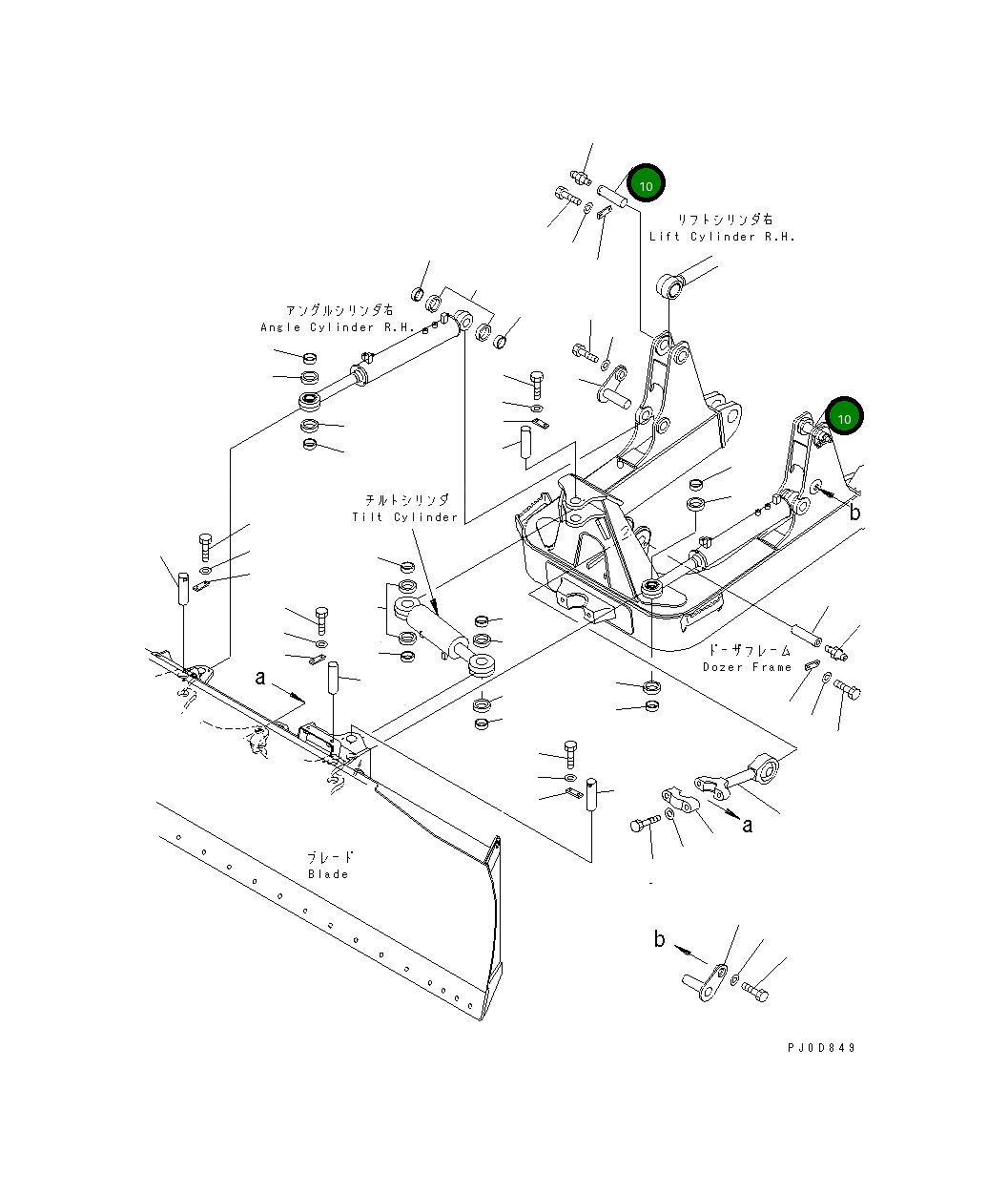 Палец 09241-45150 Komatsu