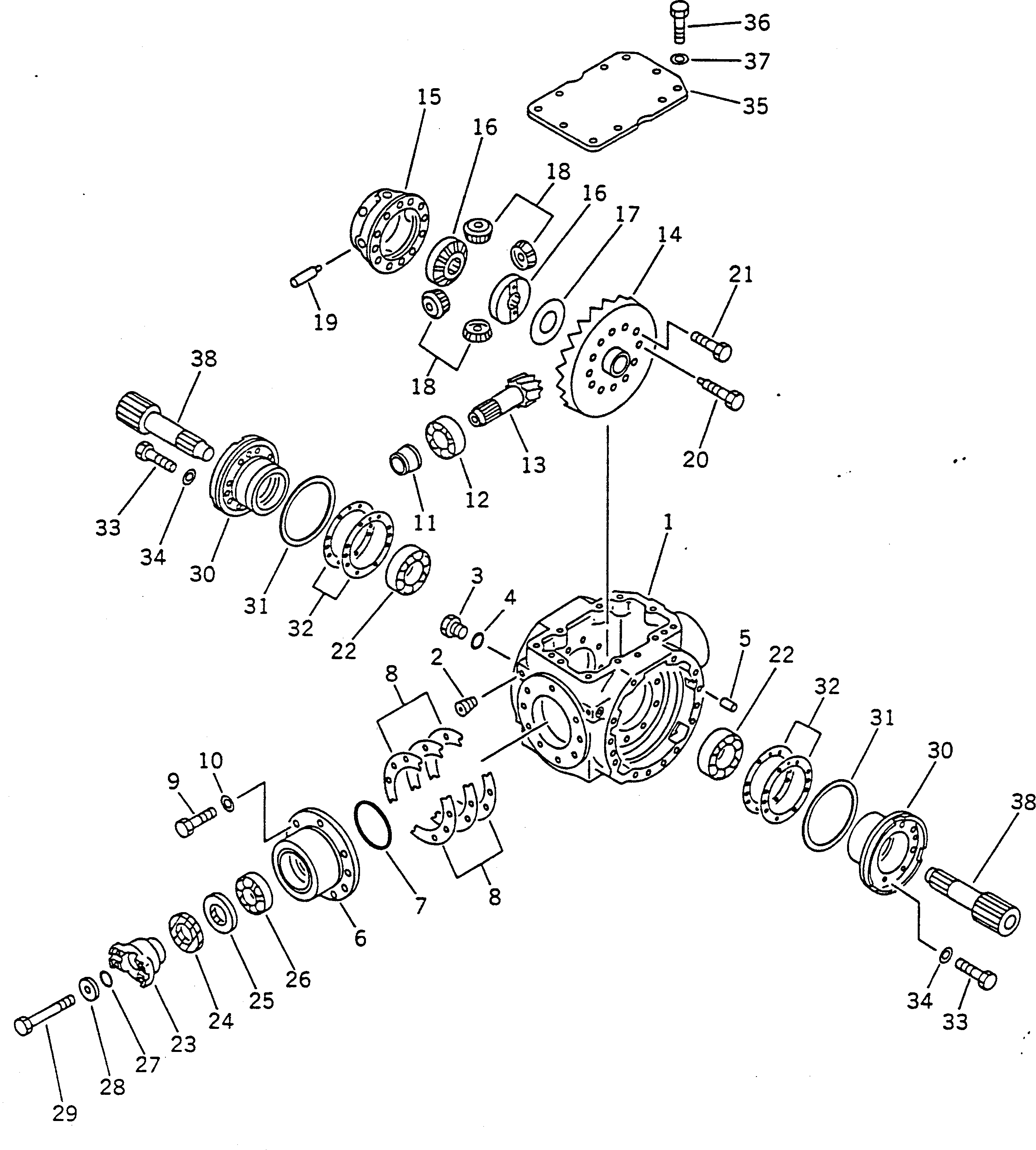 Клетка 42A-23-11130 Komatsu