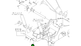 Палец 21J-70-11680 Komatsu