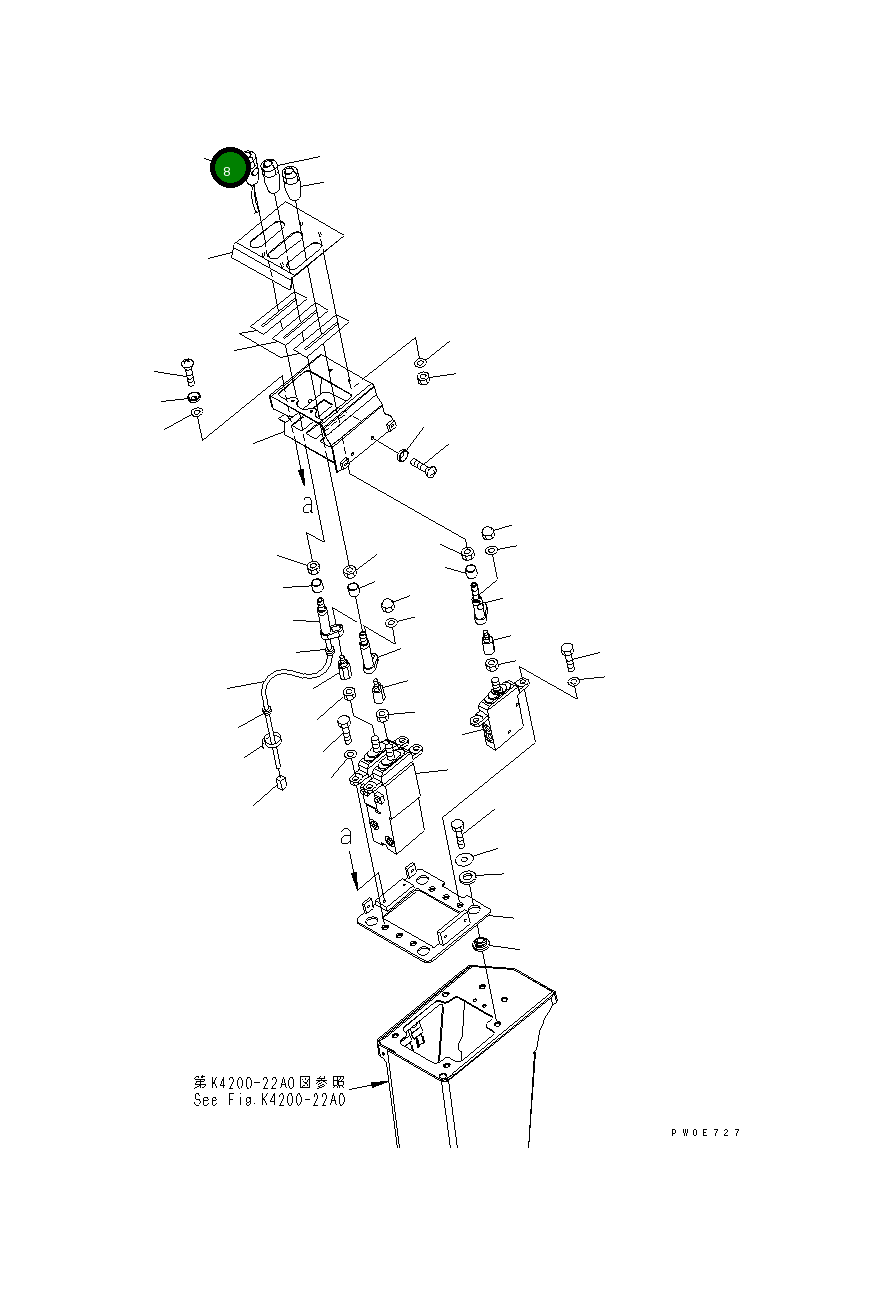 Корпус, в сборе 421-43-38511 Komatsu