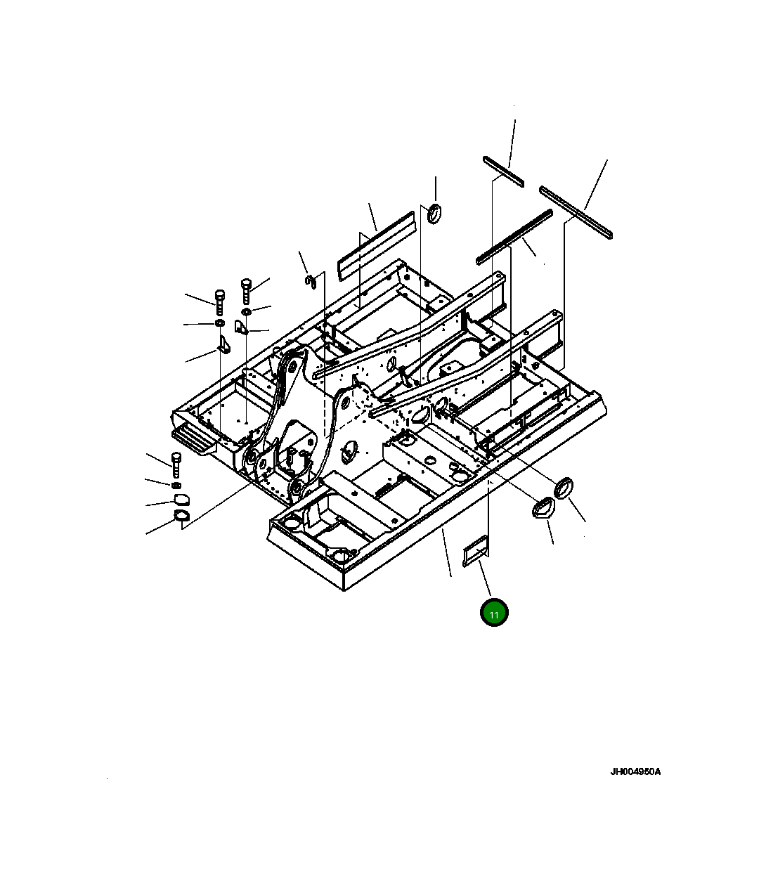 Лист 2A5-46-11231 Komatsu