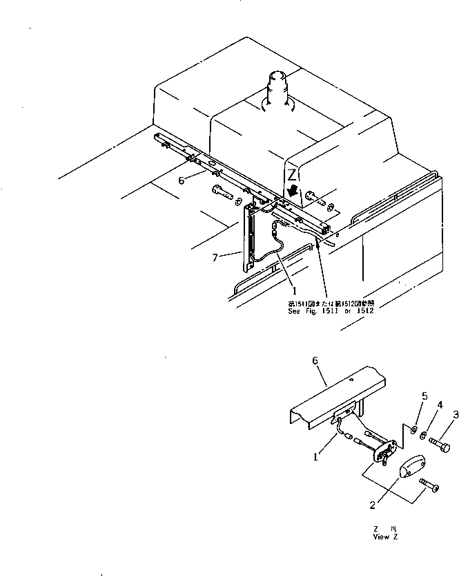 Провод 209-06-52250 Komatsu