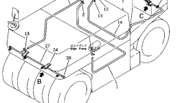 Шланг 257-80-14630 Komatsu