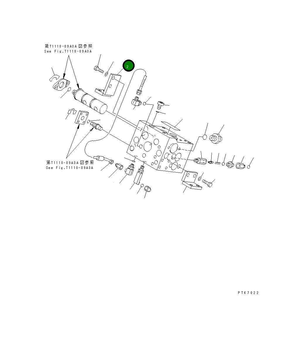 Кронштейн 21J-60-15230 Komatsu