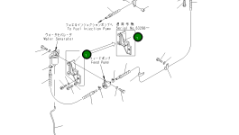 Кронштейн 104-04-51530 Komatsu