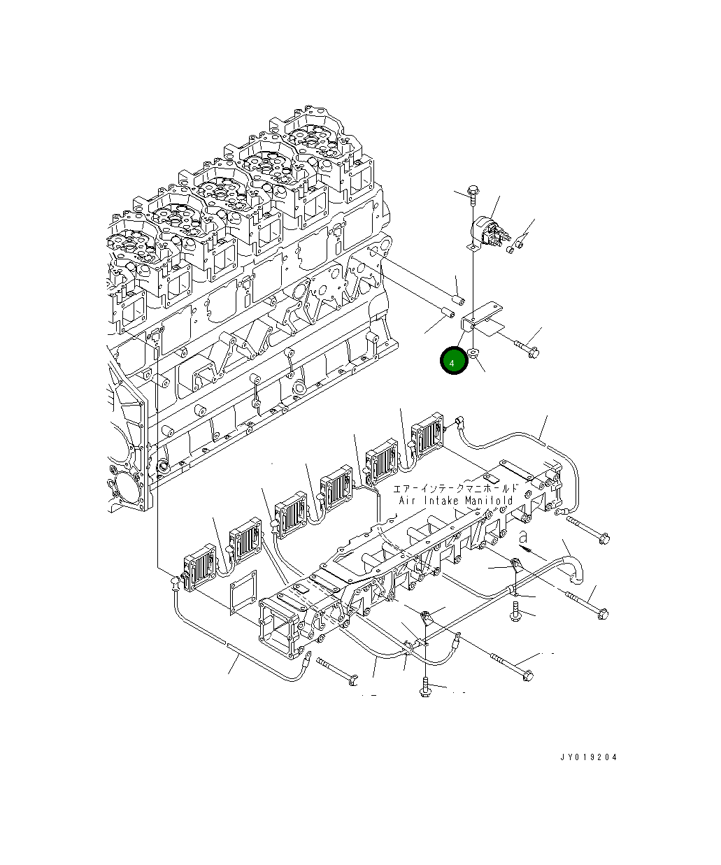 Кронштейн 6217-81-4410 Komatsu