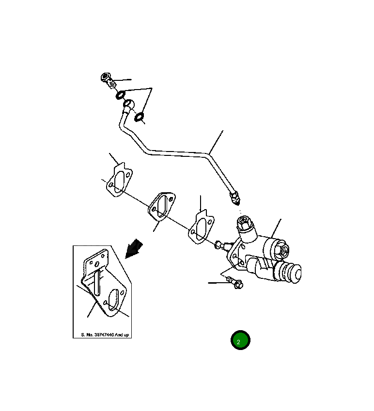 Кронштейн 6731-81-9190 Komatsu