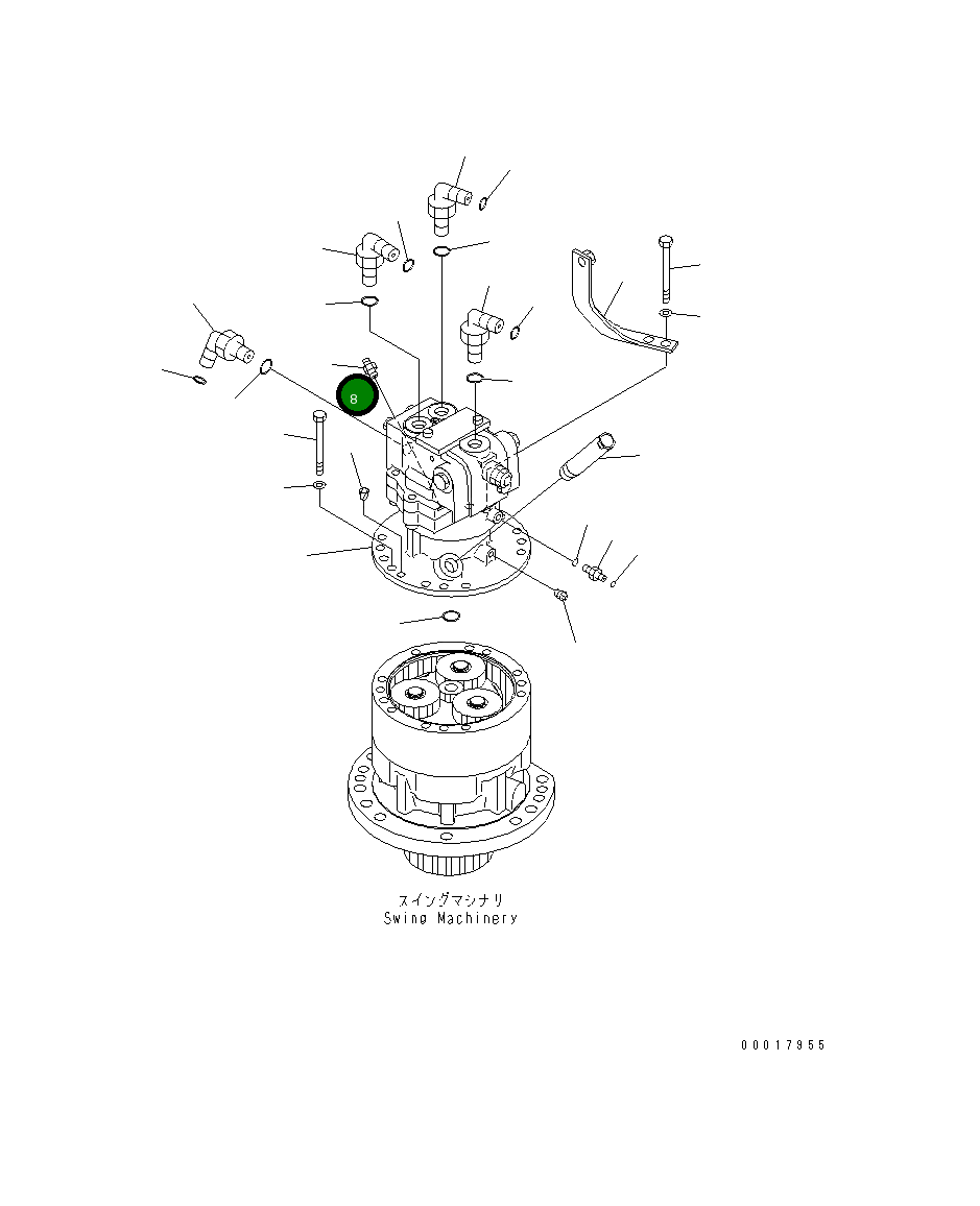 Направляющая 22B-26-11290 Komatsu