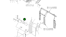 Лист 22U-54-22991 Komatsu